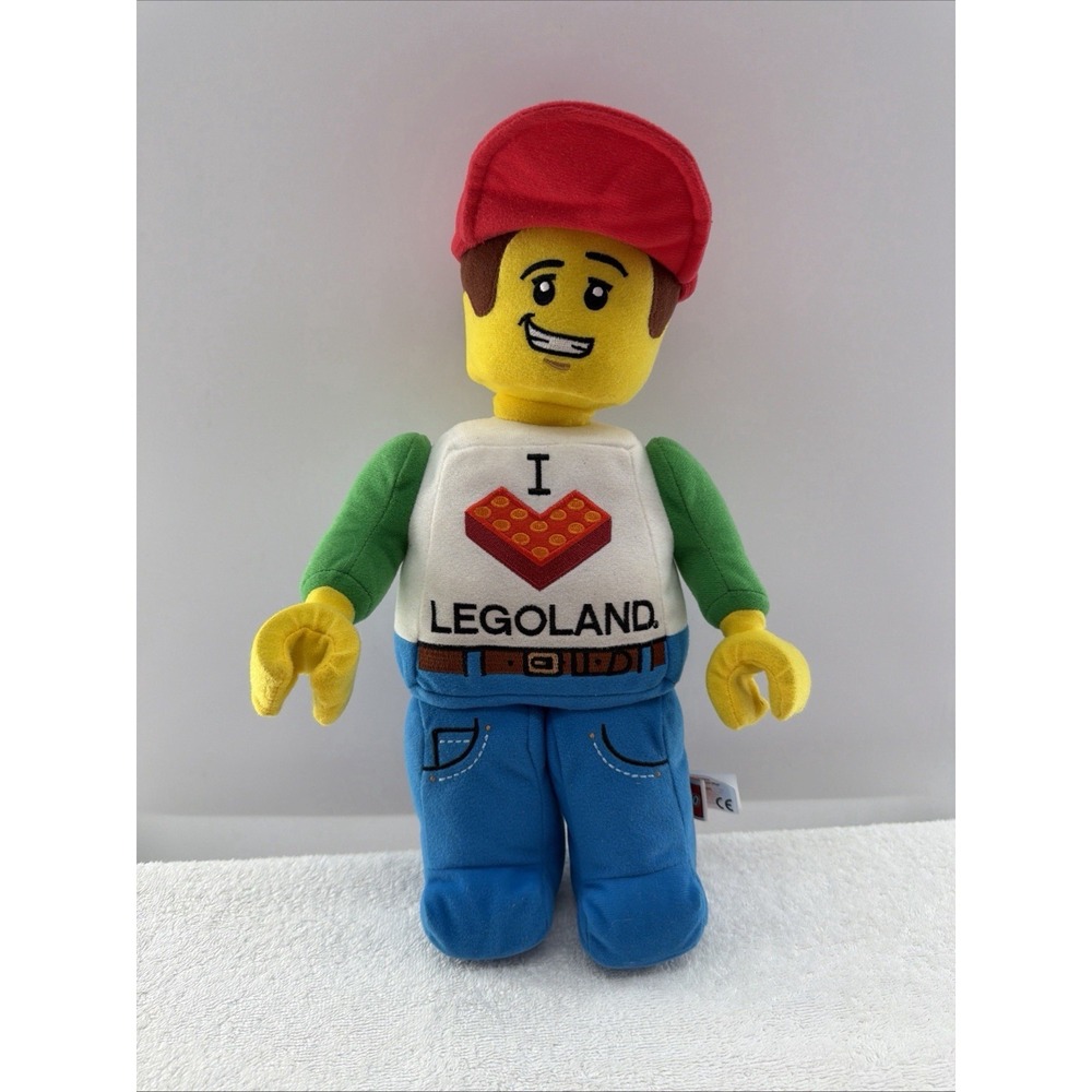 Legoland Theme Park Lego Boy Plush Character I LOVE LEGOLAND 13 Inch